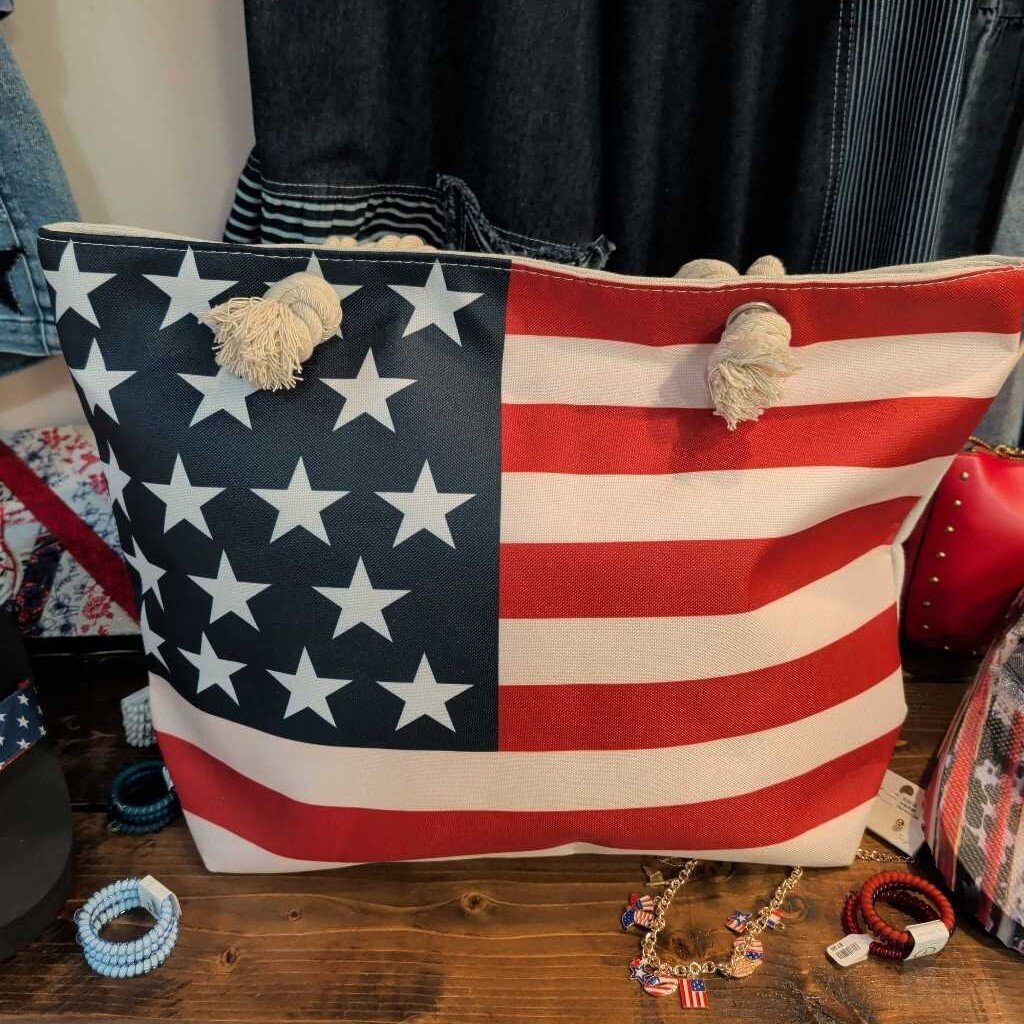 Faire, Bags,Flag Tote Bag