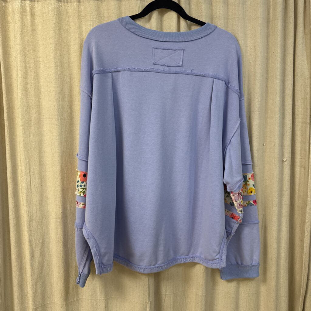 Sage + Fig, Top,Daisy Patch Sweatshirt