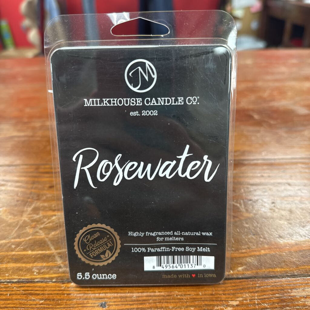 Milkhouse Candle Company, Candles,Rosewater Melts