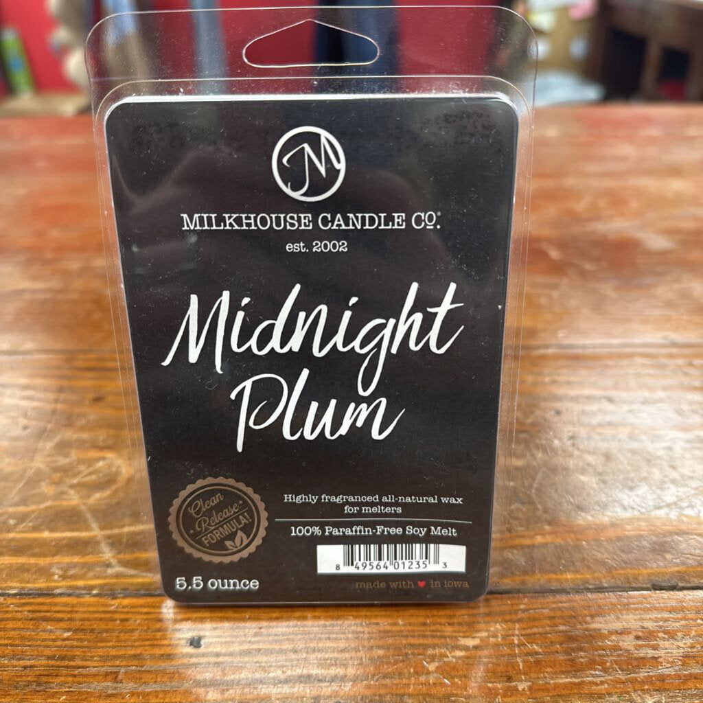 Milkhouse Candle Company, Candles,Midnight Plum Melts