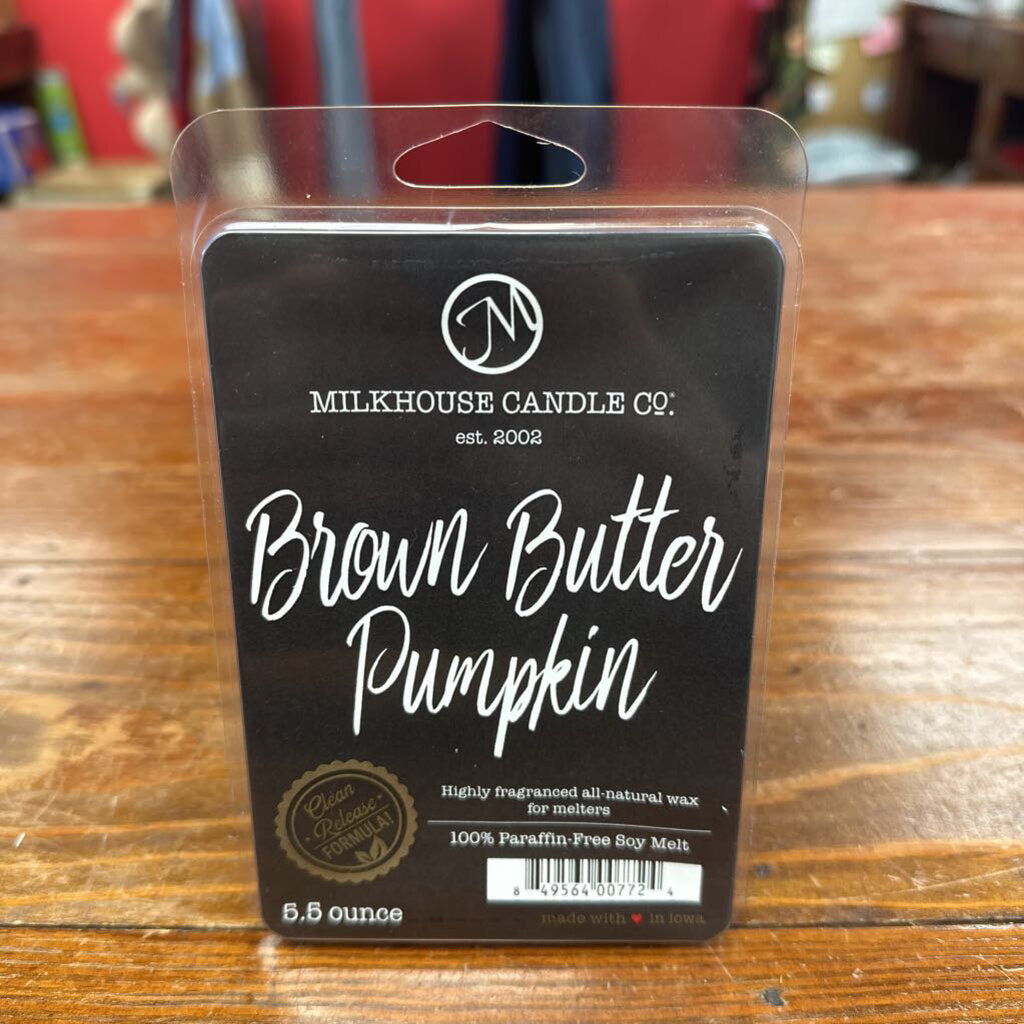 Milkhouse Candle Company, Candles,Brown Butter Pumpkin Melts
