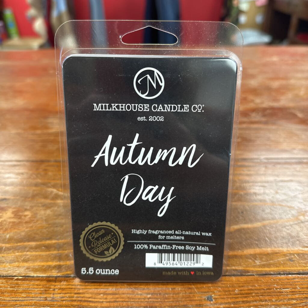 Milkhouse Candle Company, Candles,Autumn Day Melts