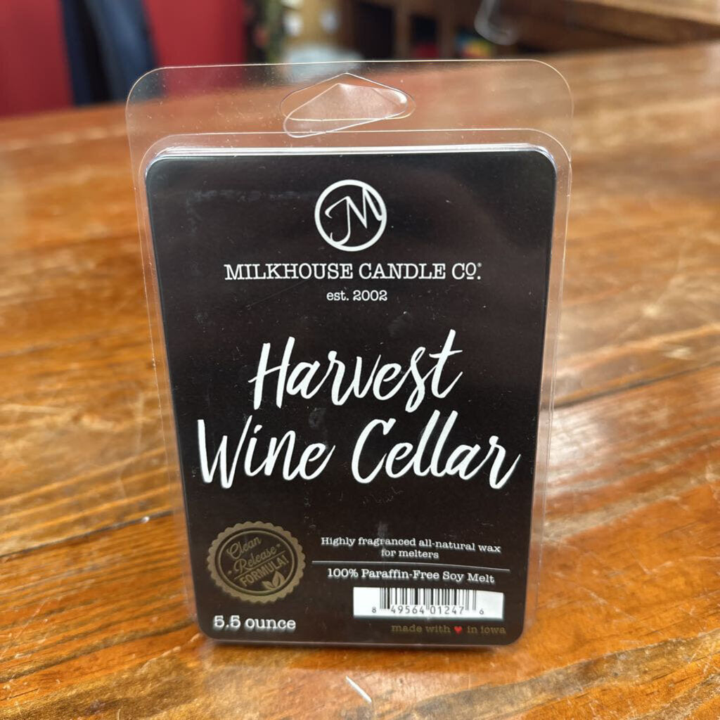 Milkhouse Candle Company, Candles,Harvest Wine Cellar Melts